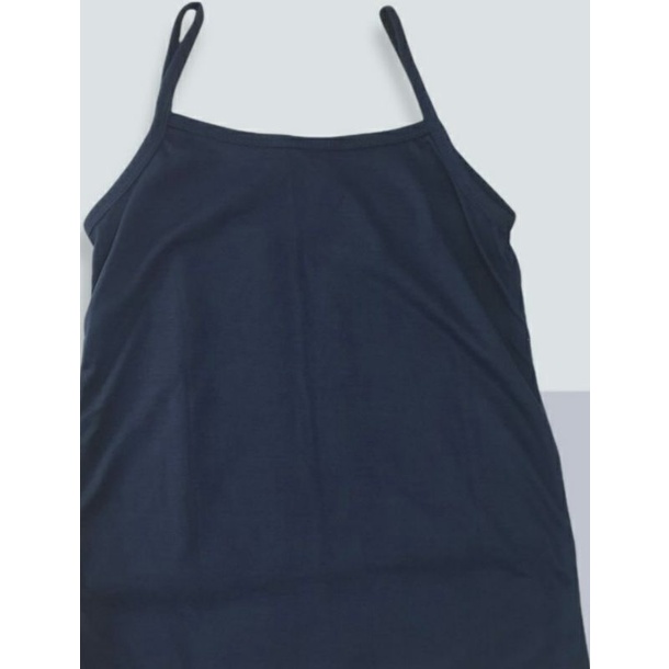 Tangtop/Tank top Kaos dalam Singlet Cewe Perempuan Dewasa size M - XXL bahan adem berkualitas-Hitam
