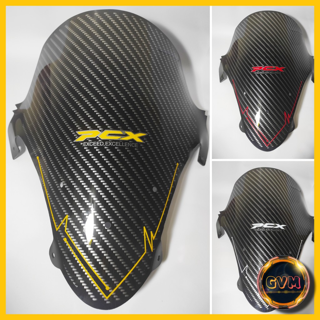 WINDSHIELD VISOR PCX 150 CARBON