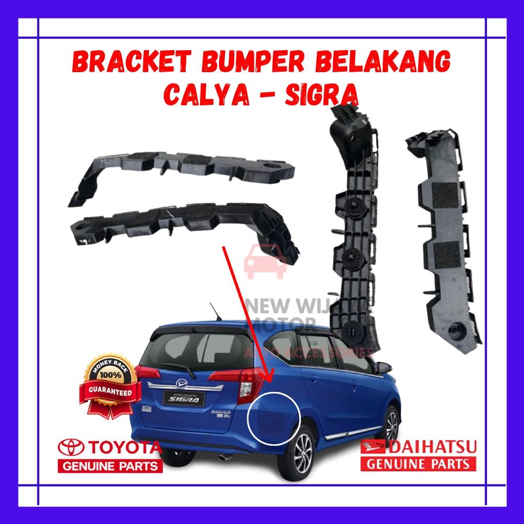 Bracket Bumper Belakang Calya - Sigra