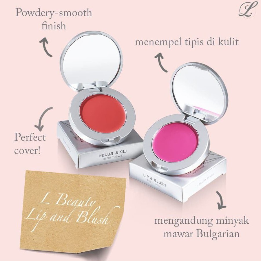 L Beauty Lip n Blush Original by LCB (Laudya Chintya Bella)