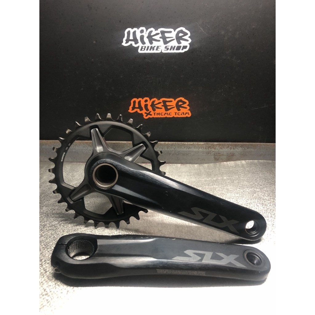 crank mtb seli sepeda lipat shimano slx m7100 chain 12speed 32T panjang arm 170 second