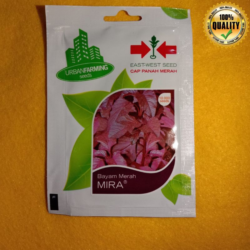 Jual Benih bibit bayam merah MIRA - Cap Panah Merah