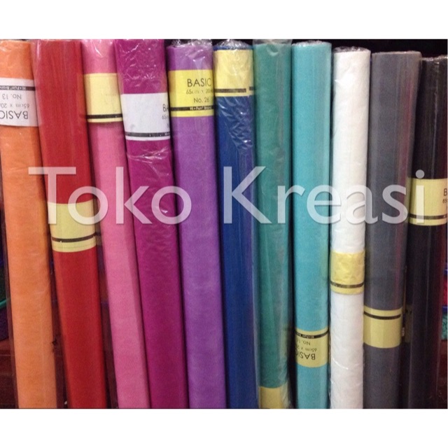 (Per Meter) Kertas tissue / tissue paper / bouquet paper / kertas bouquet / kertas pom pom