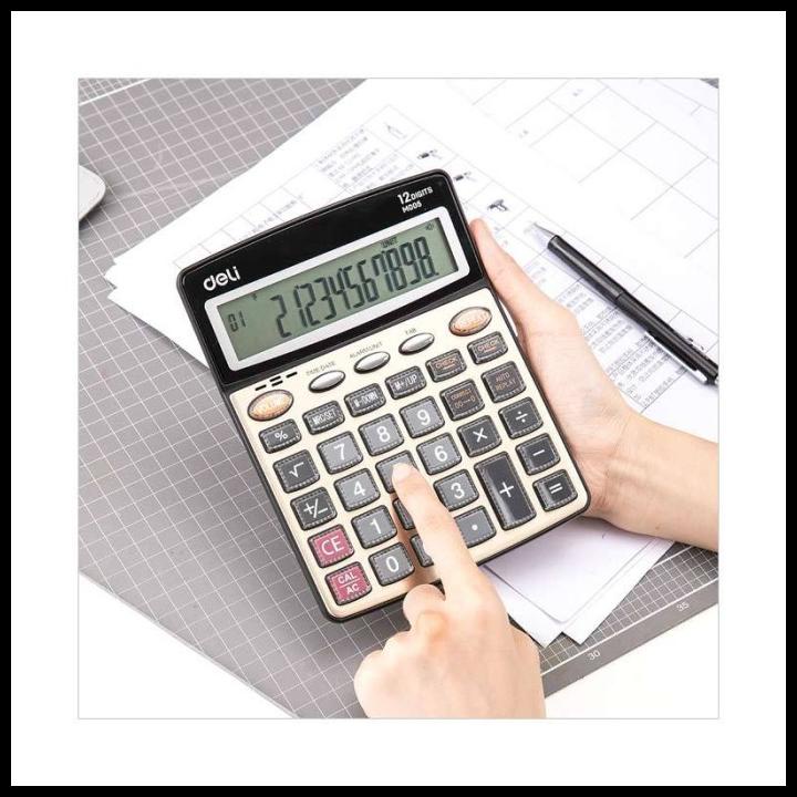 

Deli Em00550 Voice Calculator 12-Digit Indonesian