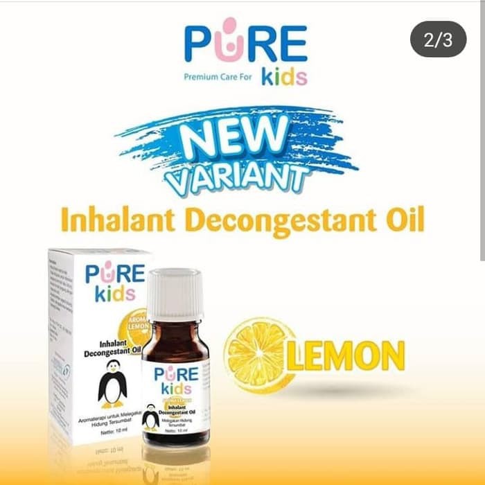 PURE KIDS Inhalant Decongestant Oil 10ml | Pelega Hidung Tersumbat / oil-3