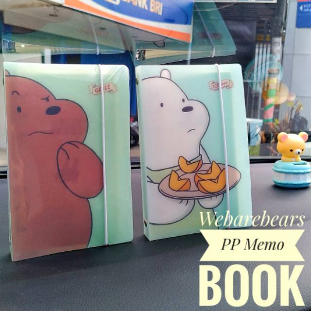 MINISO We bare bears PP Memo Book