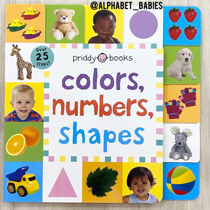 Priddy Books Colors, Numbers, Shapes Lift The Flap Board Book