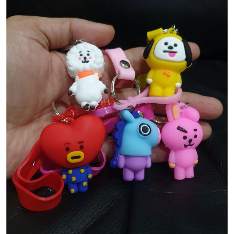 KPOP KEY CHAIN BTS ARMY CUTE CARTOON BT21 BANGTAN