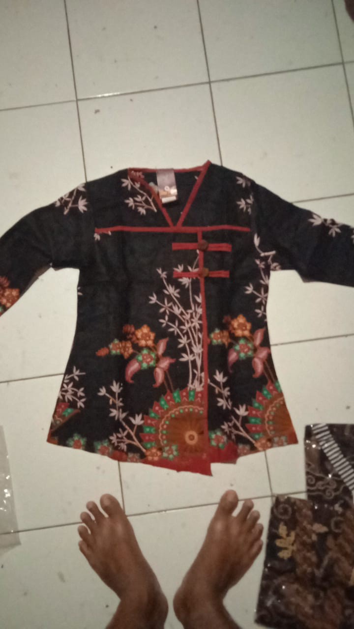 Atasan Batik Wanita Blouse Kutubaru Moderl S-m-l-xl-xxl-3l-4l-5l