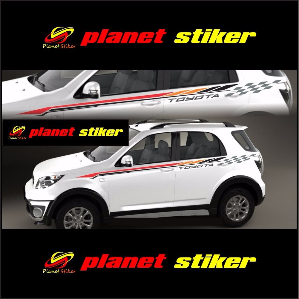 Promo Cutting Sticker Stiker Mobil Toyota Rush Daihatsu Terios