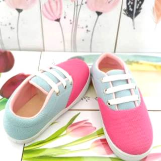  Sepatu  anak perempuan motif tali  lucu termurah warna  pink  