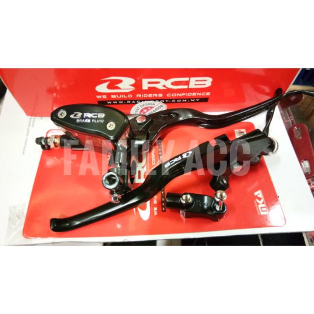 Master Rem RCB Oval dan Handle Kiri RCB Motor Universal