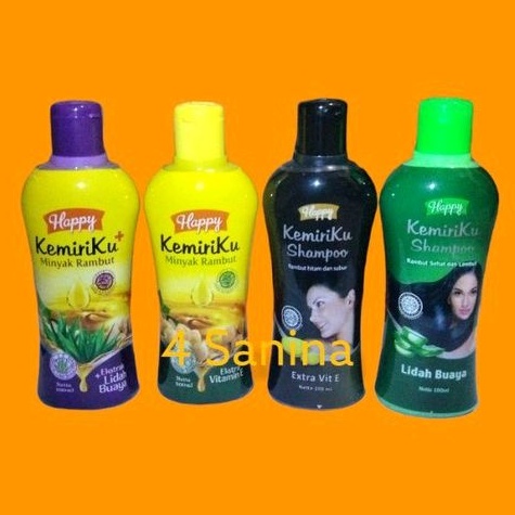 Happy kemiriku shampoo &amp; minyak rambut 100ml/kemiriku minyak rambut)/happy kemiriku.