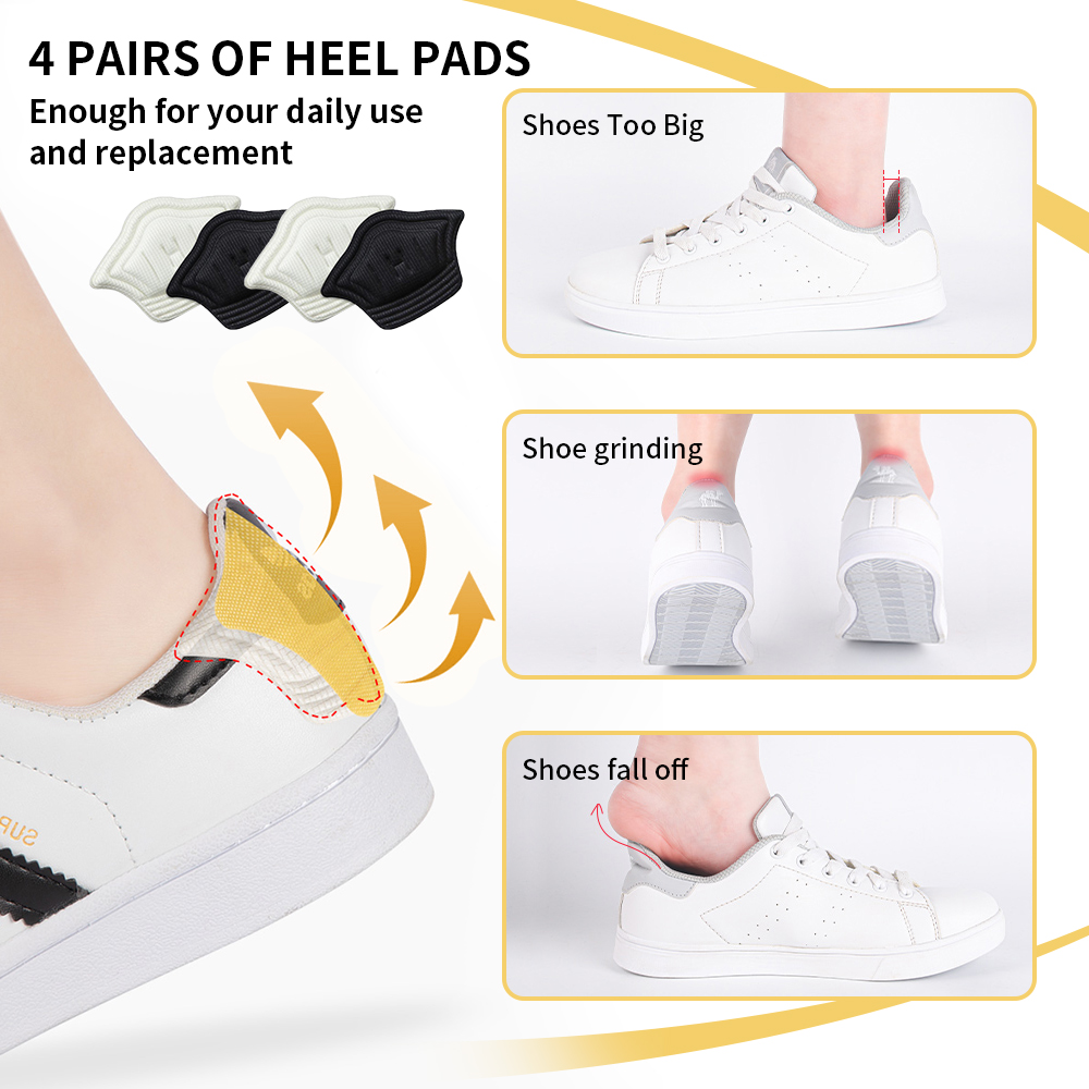 Sepasang Insole/Heel Pad/Cushion/Bantalan Sisipan Sepatu Pria dan Wanita Untuk Lindungi Kaki