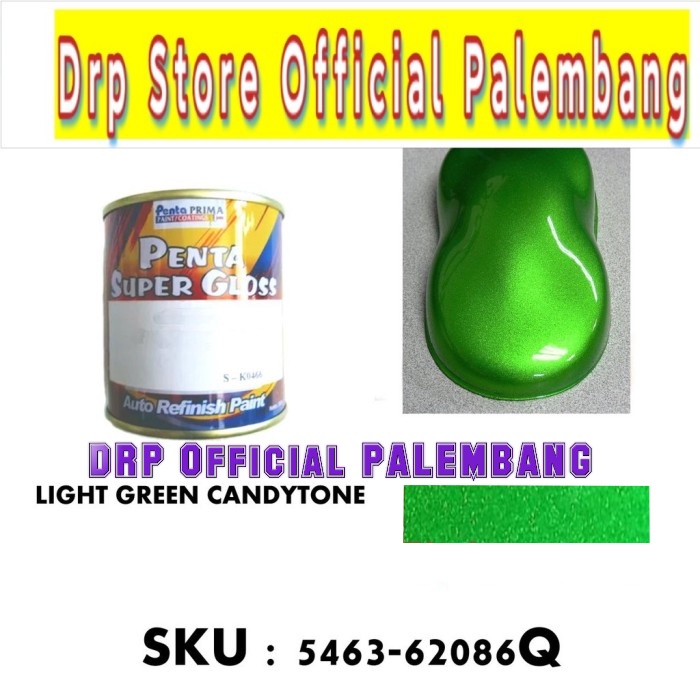 Cat Penta Super Gloss LIGHT GREEN HIJAU CANDY CANDYTONE