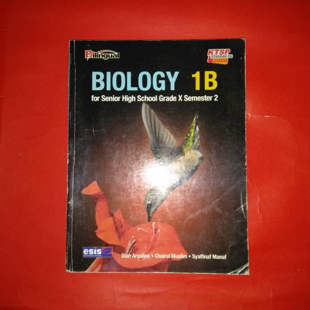Buku pelajaran biology SMA kelas 1B