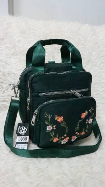 TAS WANITA IMPORT BOBO 6696 3IN1 JINJING SELEMPANG RANSEL