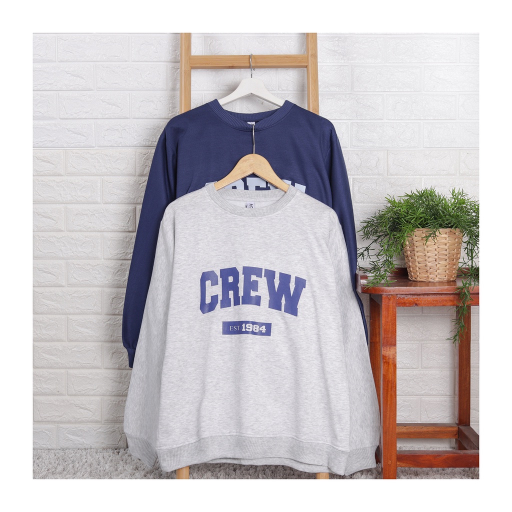 Crewneck CREW 1984 SWEATER - CREWNECK UNISEX BAHAN FLEECE / sweater kekinian