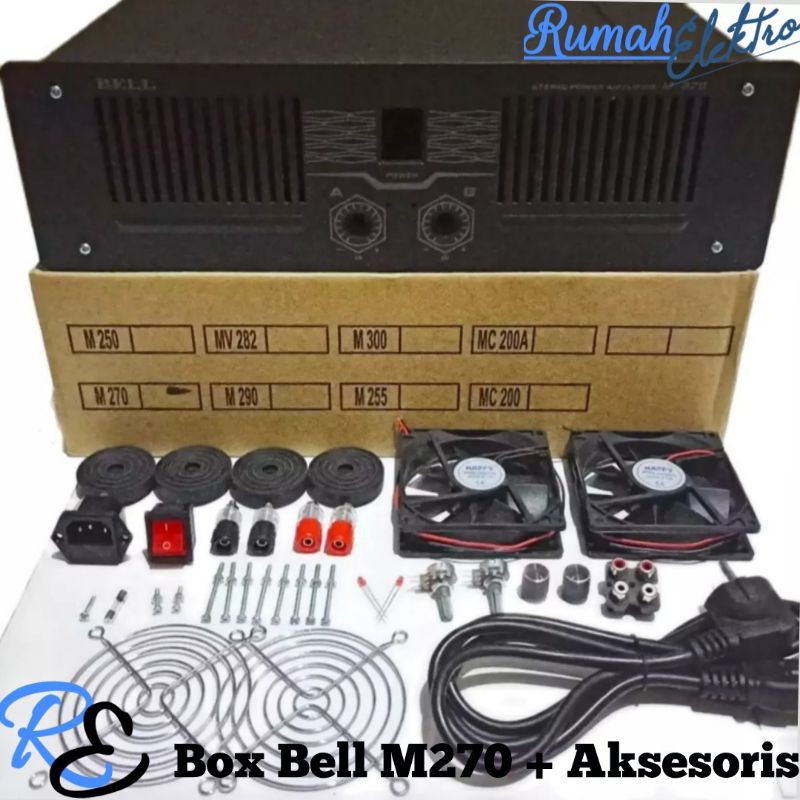 Box BELL Power Amplifier M270 M 270 Plus Aksesoris