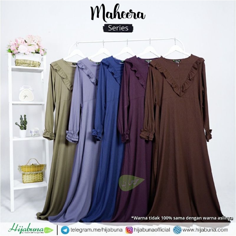 [HIJABUNA] GAMIS MAHEERA BUSUI FRIENDLY KHIMAR ABAYA