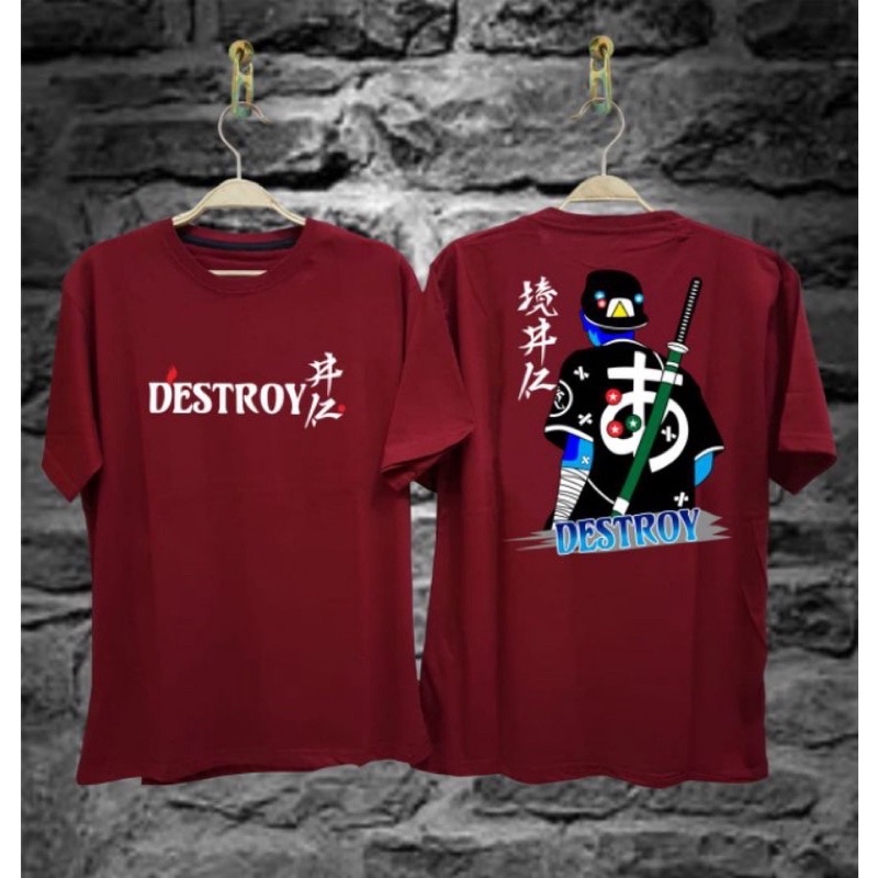 KAOS SAMURAI JEPANG HYPESAMA GEISHA ZORO DISTRO MURAH