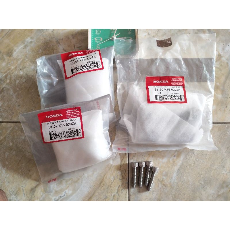 Raiser CB150r LED set atas bawah ori AHM dan baut L