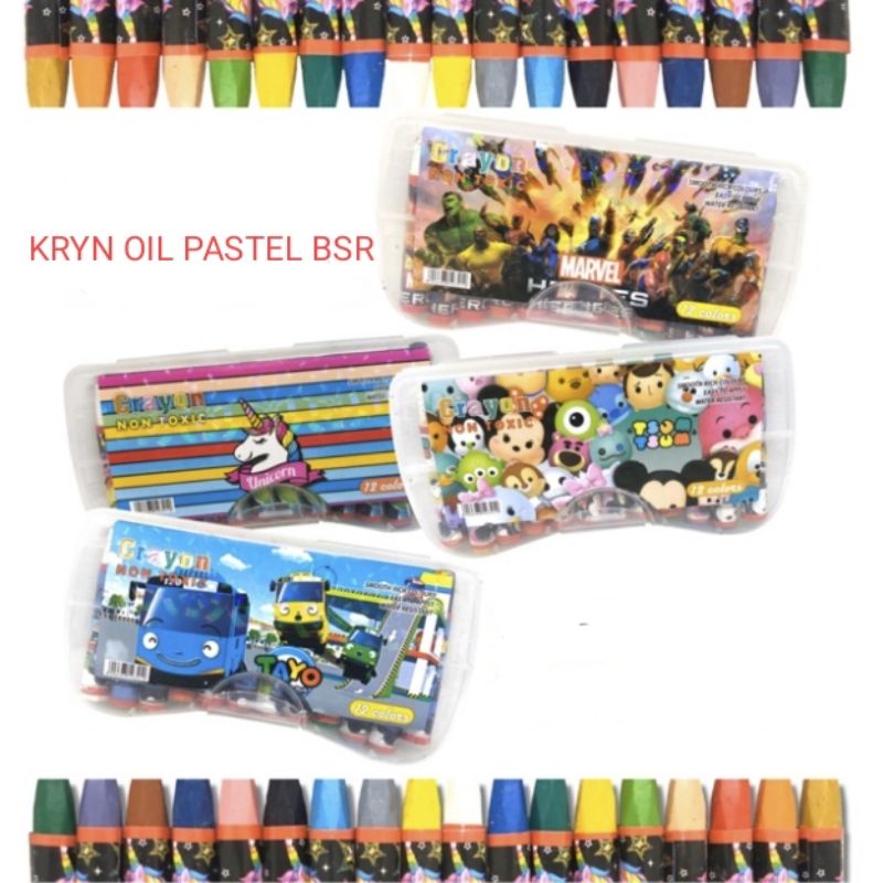 

KRAYON OIL PASTEL/KRAYON 12 WARNA