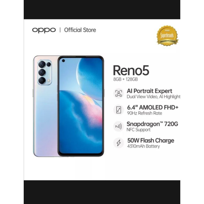 oppo reno 5 8/128gb