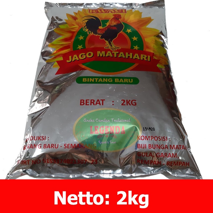 

Kuaci Kwaci Bunga Matahari TOP QUALITY setara Rebo 2kg