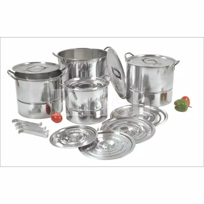 Panci , Stock Pot , Panci Kukus , Steamer , Dandang , Panci Set