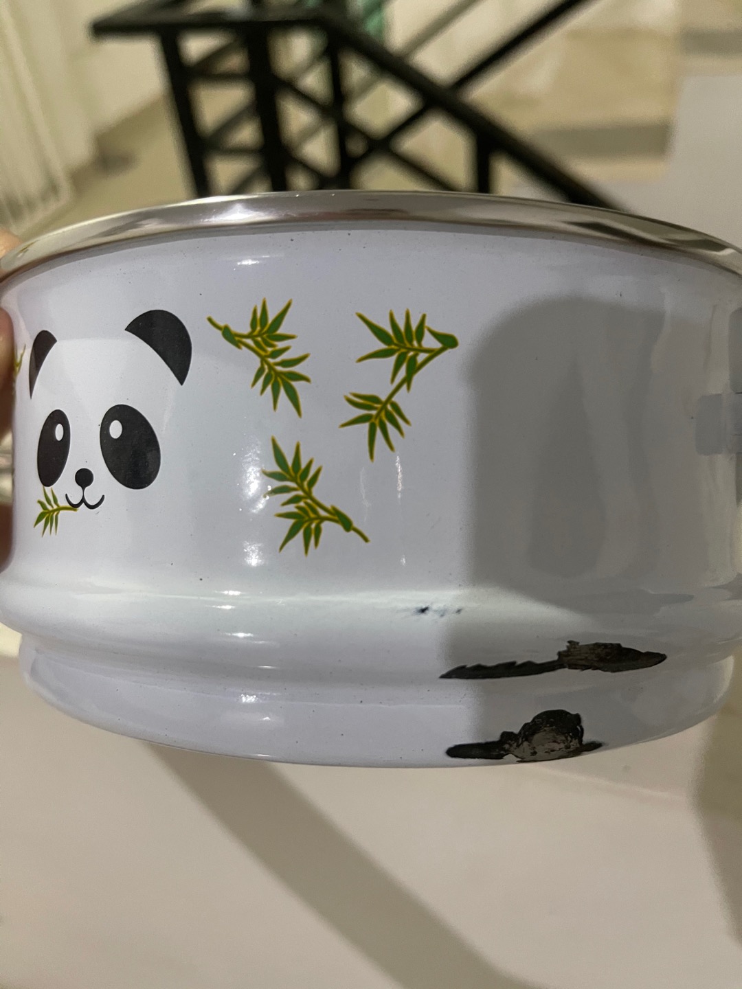 Rantang Enamel 16 Cm / 4 Susun