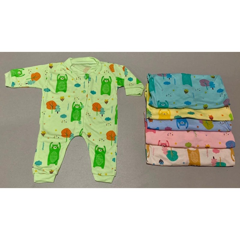 SLEEPSUIT BUKA KAKI (1pcs, REQ WARNA DI NOTES,KOSONG DKIRIM RANDOM)