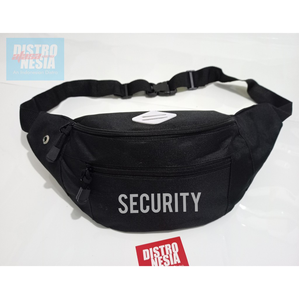 Tas Waist bag security tas selempang satpam waistbag pria