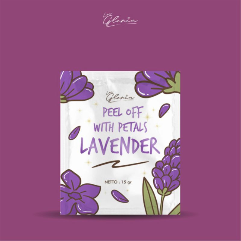 (BPOM) Peel off mask petals by lea gloria