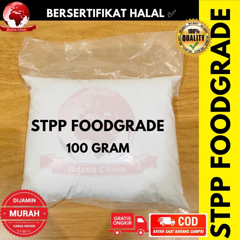 

Sodium Tripolyphosphate HALAL 100 GR / STPP / STPP Food Grade