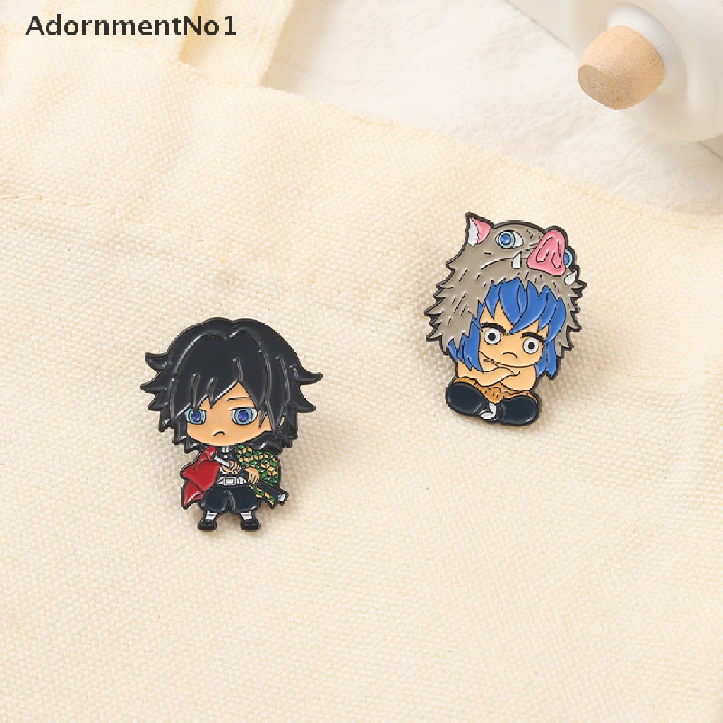 (AdornmentNo1) Bros / Pin Enamel Motif Kartun Anime Untuk Aksesoris Pakaian / Denim