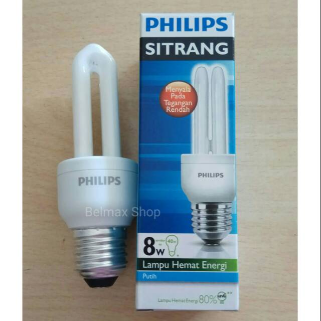 Lampu Philips 8 Watt Sitrang / Lampu 8 Watt Philips