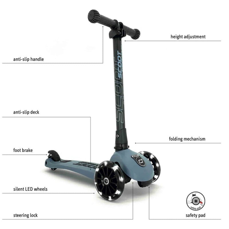 Highwaykick 3 Scoot And Ride LED - HW3L