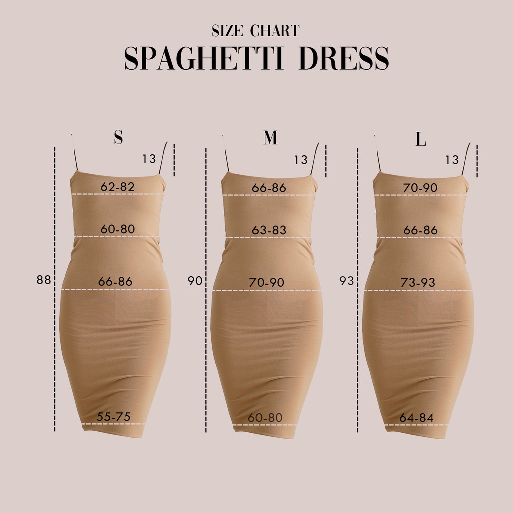 Evertops | Spaghetti Bodycon Dress || Dress Wanita