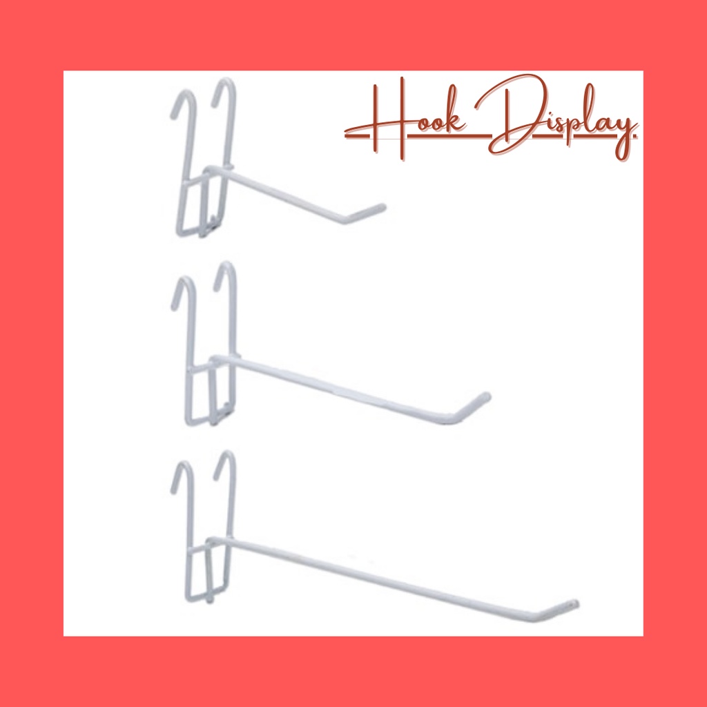 Gantungan Aksesoris Cantolan Ram Kawat Putih 12pcs