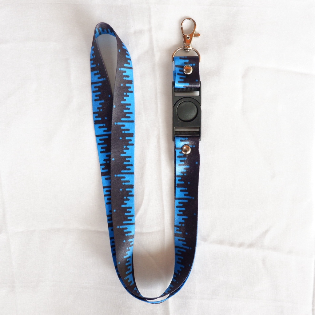 

Landyard Biru Hitam