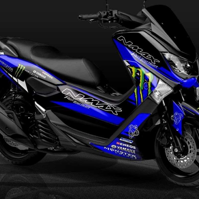 Stiker Decal Nmax Old / Stiker Decal Nmax Monster / Stiker Decal Nmax Old Monster