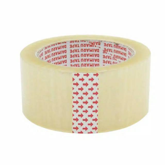 

Lakban Daimaru 2 Inch Bening Coklat 48 mm x 90 Yard OPP Isolasi Tape