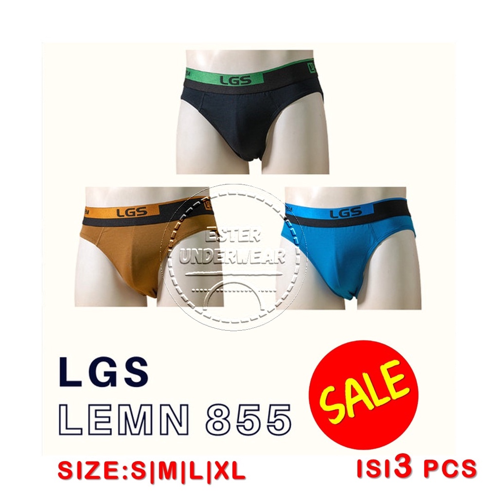 Celana Dalam LGS 855 ISI 3 Pcs |Brief LGS EXCLUSIVE