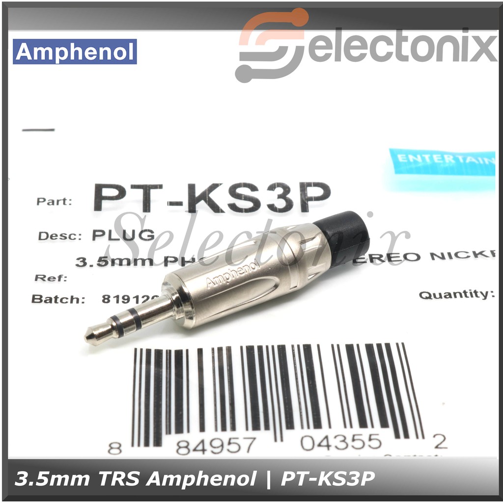 Jack Audio 3.5mm TRS-Stereo | Amphenol [PT-KS3P]