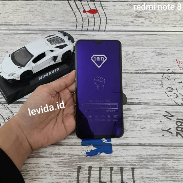 TG TEMPERED GLASS FULL LEM REDMI NOTE 8 ANTI BLUE ANTI RADIASI⠀⠀⠀⠀