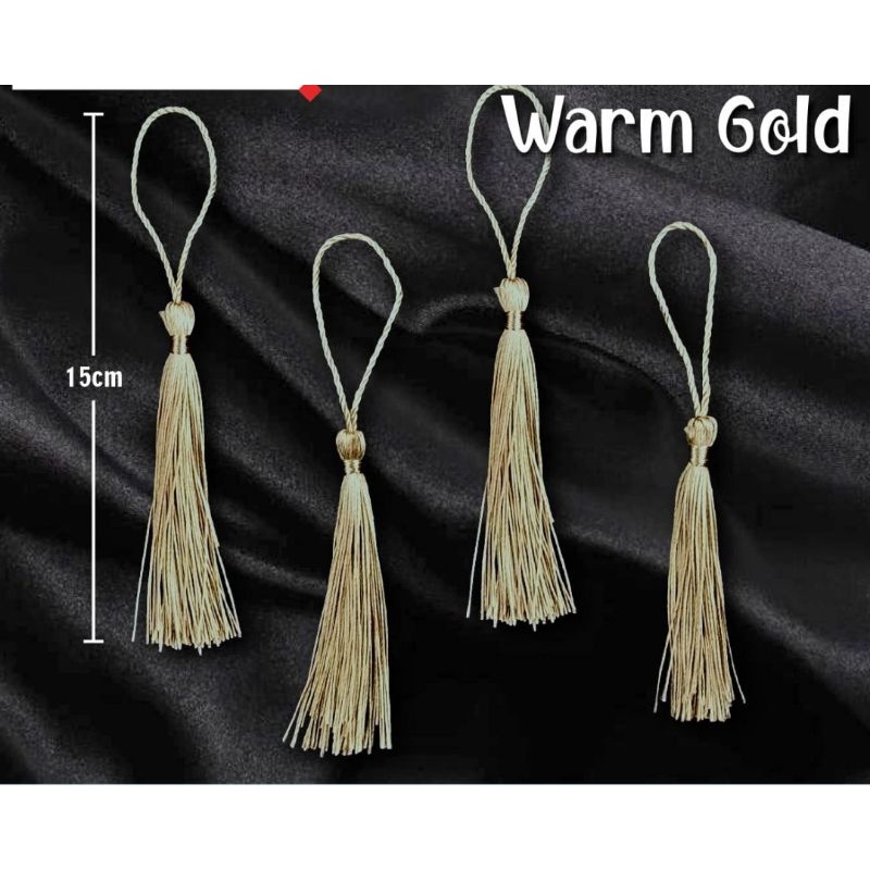 

Tassel Warna Gold -ukr 15cm- Harga per 10pcs