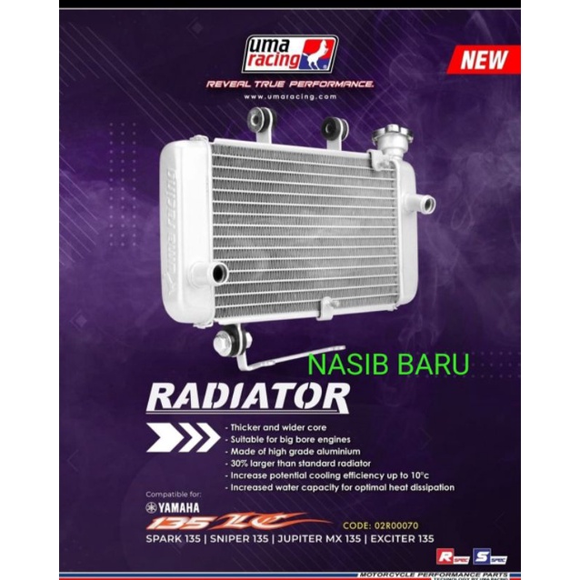 RADIATOR UMA RACING YAMAHA JUPITER MX 135