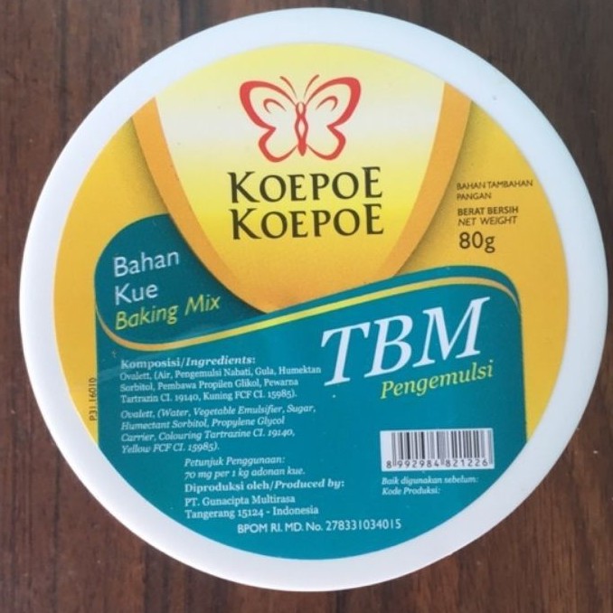 

Koepoe koepoe TBM 80gr Bahan Kue Baking Mix