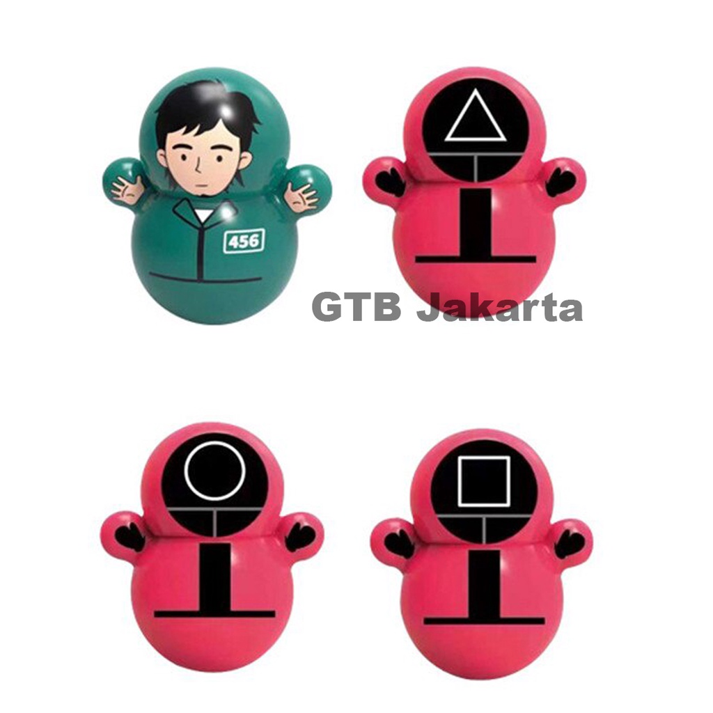 ❤️GTB❤️ Squid Game Tumbler Stress Relief Toy / Mainan Anak / Mainan bayi Tumbler Hewan Lucu T003